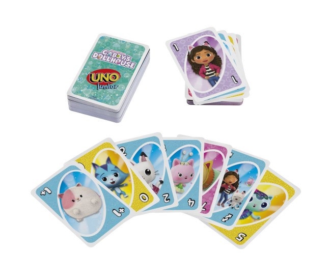 Joc de carti uno junior gabbys dollhouse