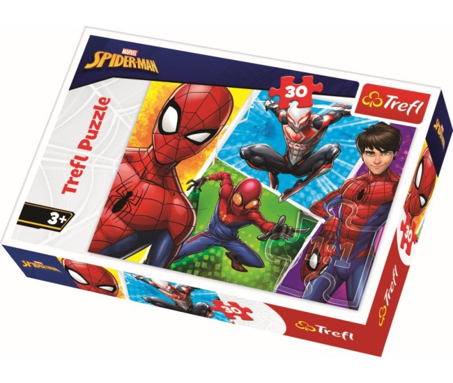 Puzzle trefl 30 spiderman si miguel Puzzle trefl 30 spiderman si miguel