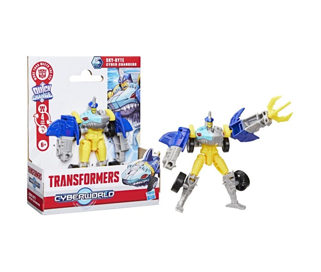 Transformers cyberworld robot skybyte convertibil 10cm Transformers cyberworld robot skybyte convertibil 10cm