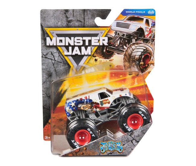 Monster jam masinuta metalica jester scara 1 la 64 Monster jam masinuta metalica jester scara 1 la 64