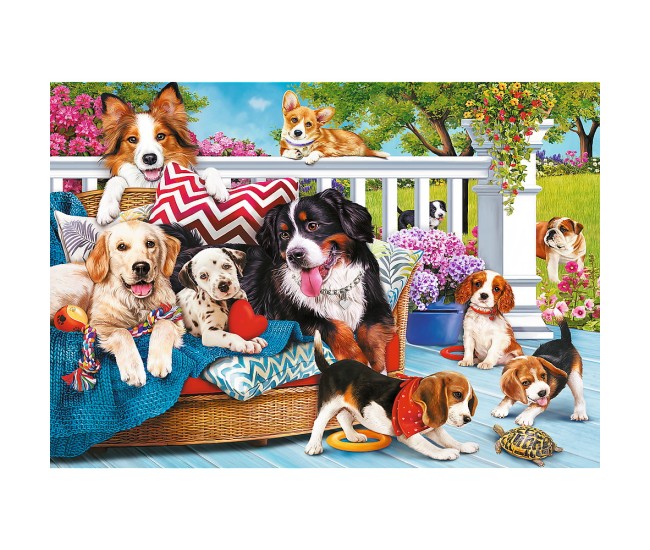Puzzle trefl uft 1000 prietenia catelusilor Puzzle trefl uft 1000 prietenia catelusilor