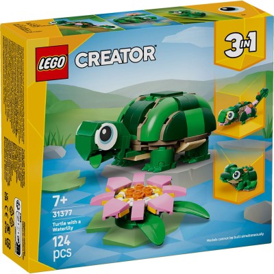 Lego creator broasca testoasa cu o floare de nufar 31377 Lego creator broasca testoasa cu o floare de nufar 31377