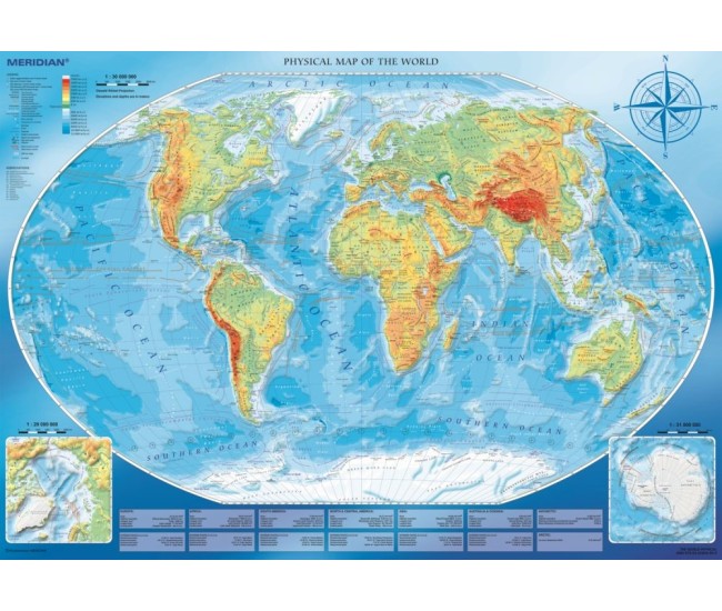 Puzzle trefl 4000 harta fizica a lumii Puzzle trefl 4000 harta fizica a lumii