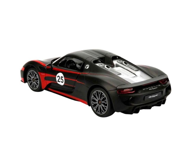 Masina cu telecomanda porsche 918 spyder weissach negru scara 1 la 14 Masina cu telecomanda porsche 918 spyder weissach negru scara 1 la 14