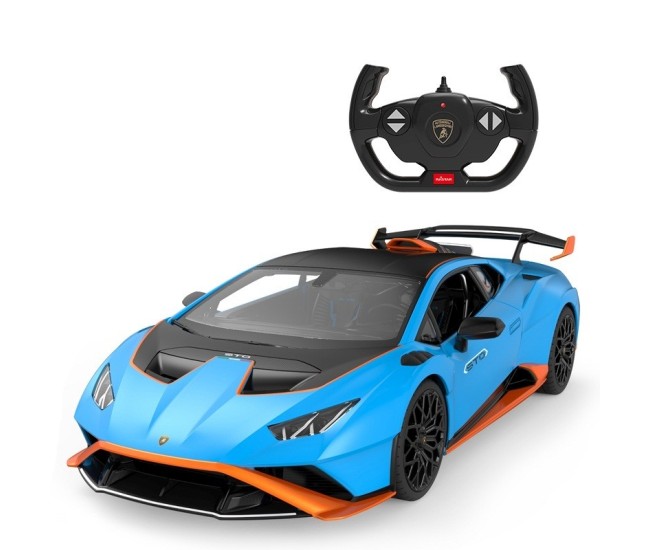 Masina cu telecomanda lamborghini huracan sto albastru scara 1 la 14 Masina cu telecomanda lamborghini huracan sto albastru scara 1 la 14