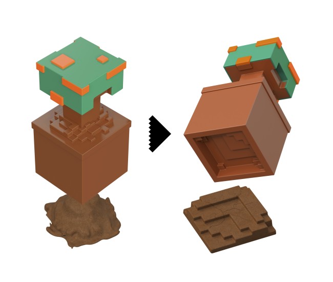 Minecraft mini mode set explorare miniera verde