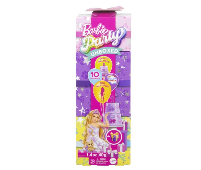 Barbie papusa party unboxed reveal blonda Barbie papusa party unboxed reveal blonda
