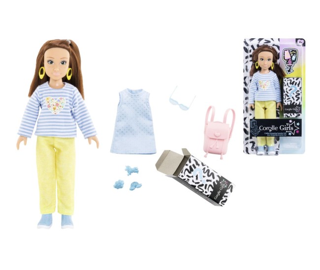 Corolle set cumparaturi surpriza papusa zoe 28cm Corolle set cumparaturi surpriza papusa zoe 28cm