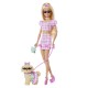 Barbie twinning looks set papusa barbie blonda si catel cu accesorii Barbie twinning looks set papusa barbie blonda si catel cu accesorii