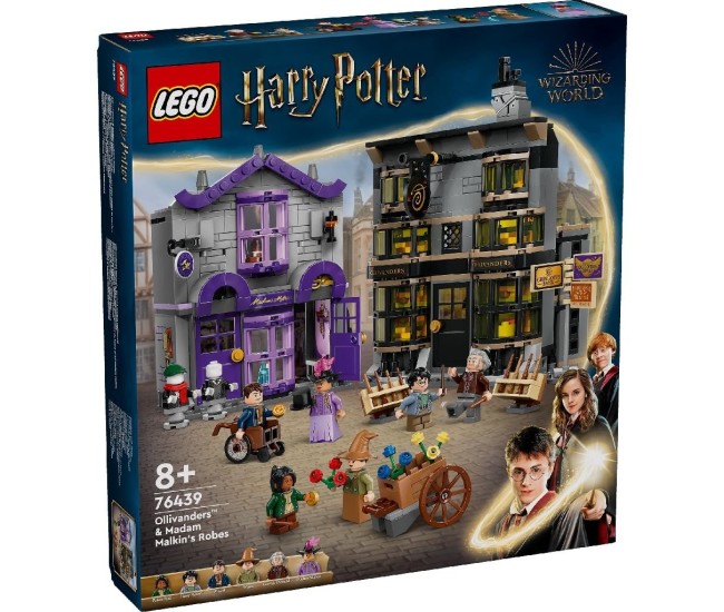 Lego harry potter tm ollivander si magazinul de haine al lui madam malkin 76439 Lego harry potter tm ollivander si magazinul de haine al lui madam malkin 76439