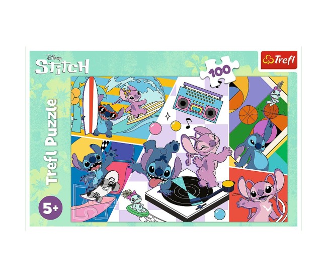 Puzzle trefl 100 stitch amintirile lui stitch Puzzle trefl 100 stitch amintirile lui stitch