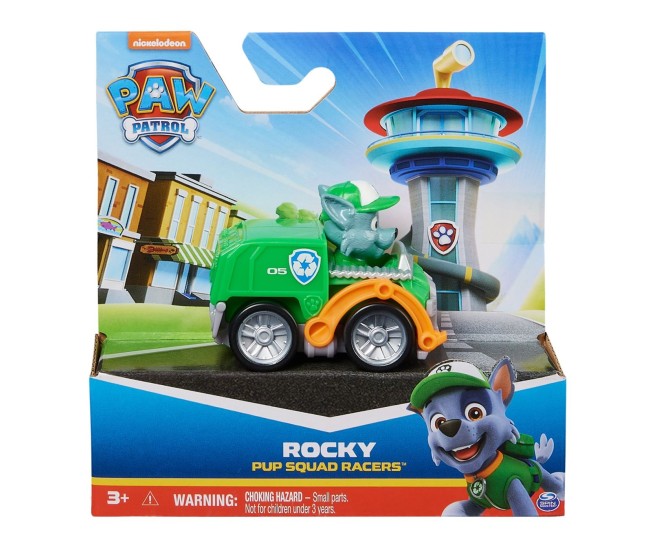 Patrula catelusilor pup squad racers vehicul cu figurina rocky Patrula catelusilor pup squad racers vehicul cu figurina rocky