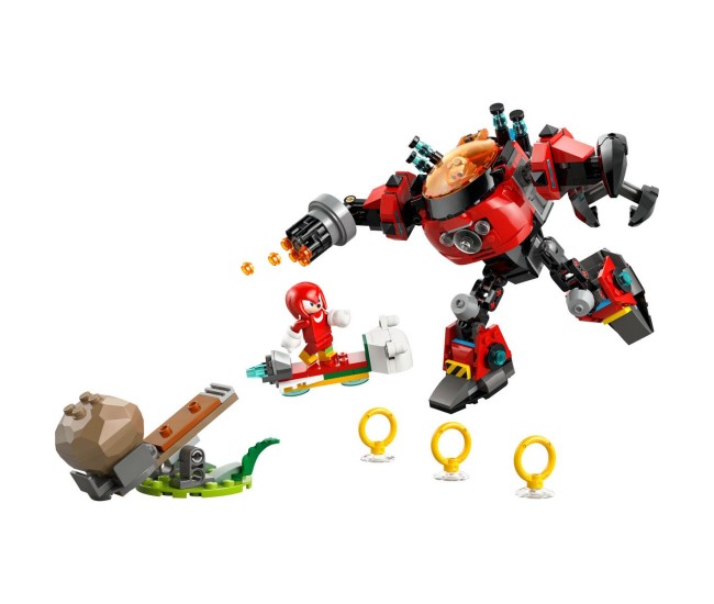 Lego sonic knuckles vs dr eggman si robotul egg crusher 77005 Lego sonic knuckles vs dr eggman si robotul egg crusher 77005