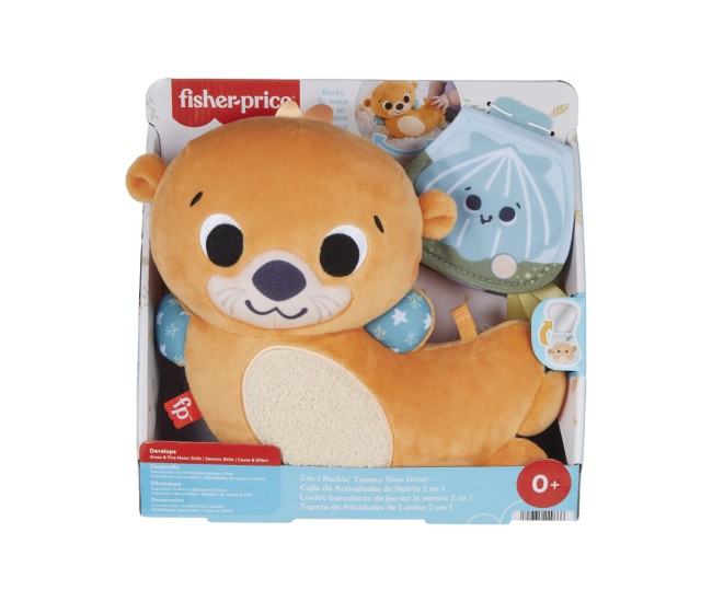 Fisher price jucarie senzoriala 2 in 1 tummy time vidra pentru bebelusi Fisher price jucarie senzoriala 2 in 1 tummy time vidra pentru bebelusi