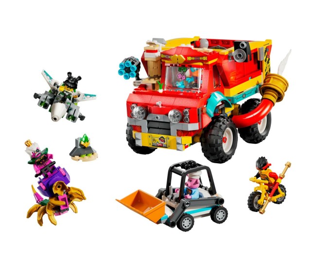 Lego monkie kid camionul electric al echipei lui monkie kid 80055