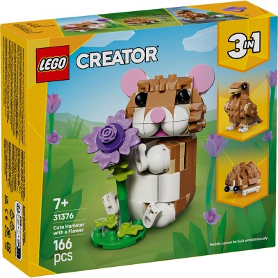 Lego creator hamster adorabil cu o floare 31376 Lego creator hamster adorabil cu o floare 31376