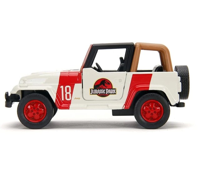 Jurassic world masinuta metalica jeep wrangler scara 1 la 32 Jurassic world masinuta metalica jeep wrangler scara 1 la 32