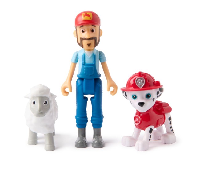 Patrula catelusilor set 3 figurine marshall si fermierul al Patrula catelusilor set 3 figurine marshall si fermierul al