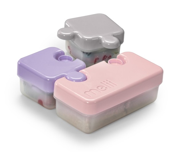 Recipient hrana bebe model puzzle, melii, gri&mov Recipient hrana bebe model puzzle, melii, gri&mov