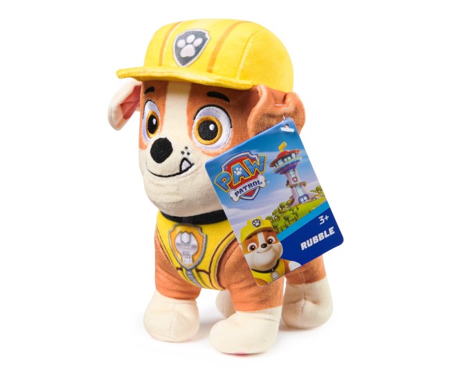 Patrula catelusilor jucarie de plus rubble 17cm Patrula catelusilor jucarie de plus rubble 17cm