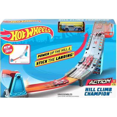 Hot wheels lansator cu masinuta power up the hill