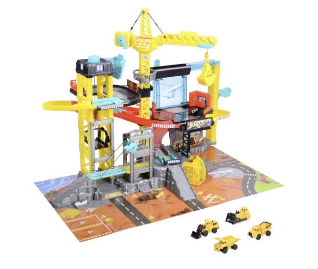 Dickie toys set de constructii cu lumini si sunete Dickie toys set de constructii cu lumini si sunete