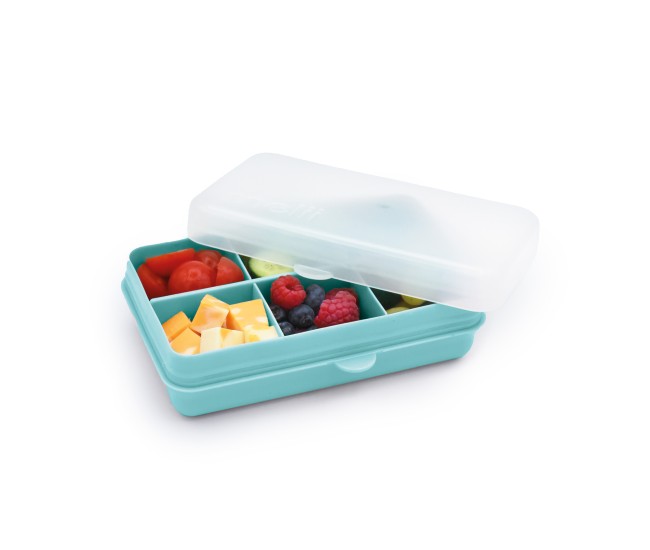 Cutie snack 6 compartimente, melii, blue Cutie snack 6 compartimente, melii, blue