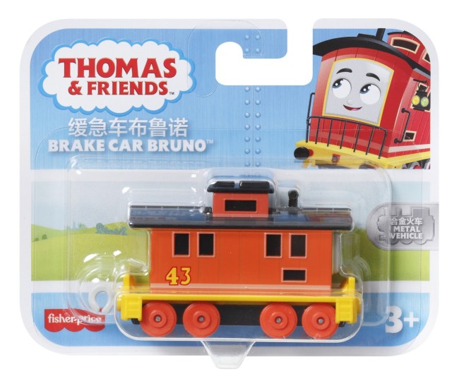 Thomas locomativa push along brake car bruno