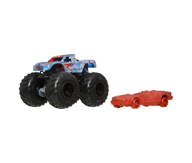 Hot wheels monster truck si masinuta metalica race ace