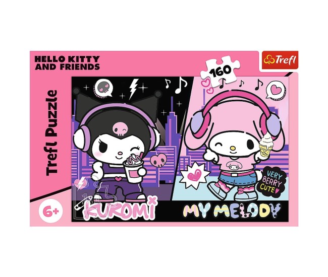 Puzzle trefl 160 hello kitty si prietenii Puzzle trefl 160 hello kitty si prietenii