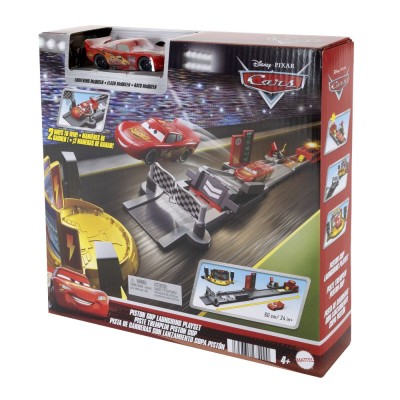 Cars set de joaca pista de lansare si masinuta fulger mcqueen