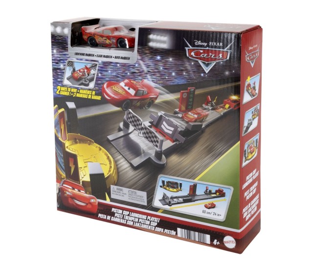 Cars set de joaca pista de lansare si masinuta fulger mcqueen Cars set de joaca pista de lansare si masinuta fulger mcqueen