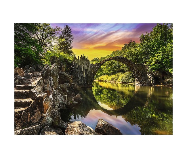 Puzzle trefl 1000 premium plus photo odyssey podul rakotz din kromlau germania Puzzle trefl 1000 premium plus photo odyssey podul rakotz din kromlau germania