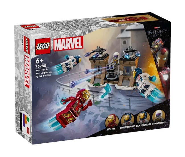 Lego marvel iron man si legiunea de fier vs soldat hydra 76288 Lego marvel iron man si legiunea de fier vs soldat hydra 76288