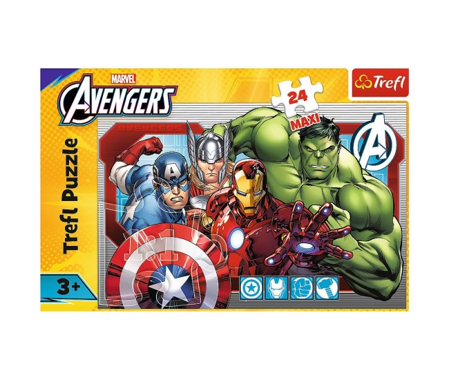 Puzzle trefl 24 maxi marvel razbunatorii intotdeauna just Puzzle trefl 24 maxi marvel razbunatorii intotdeauna just