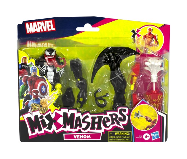 Marvel avengers mix mashers figurina venom cu accesorii 12cm Marvel avengers mix mashers figurina venom cu accesorii 12cm