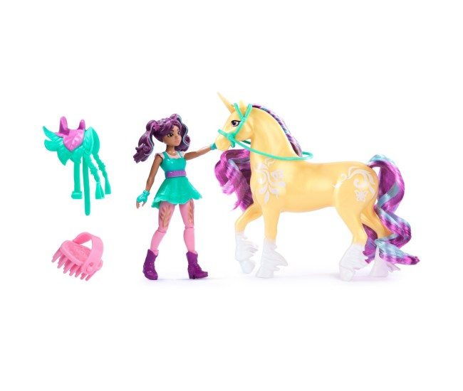 Unicorn academy set unicorn leaf si papusa ava Unicorn academy set unicorn leaf si papusa ava