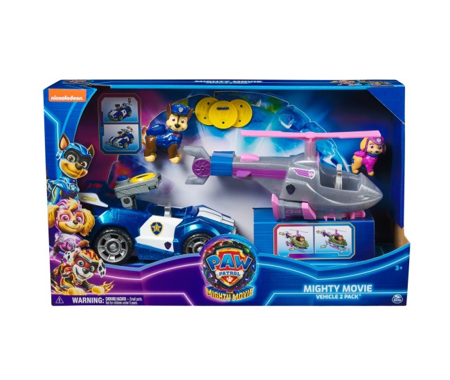 Patrula catelusilor mighty movie set 2 vehicule Patrula catelusilor mighty movie set 2 vehicule