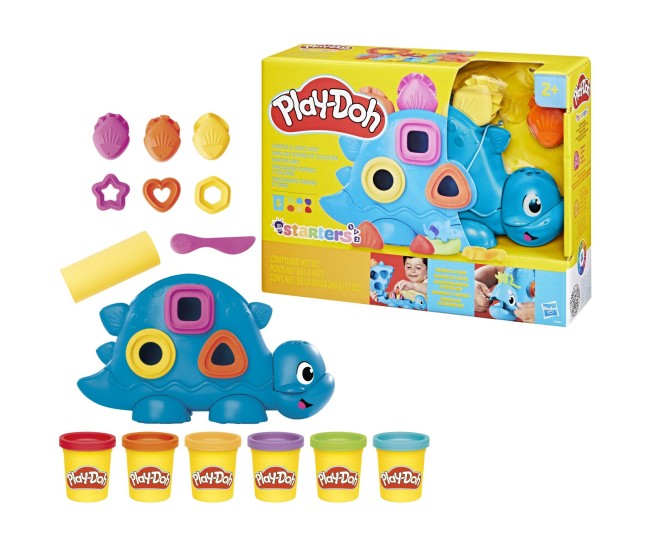 Play doh jucarie cu activitati dinozaur cu forme si culori Play doh jucarie cu activitati dinozaur cu forme si culori