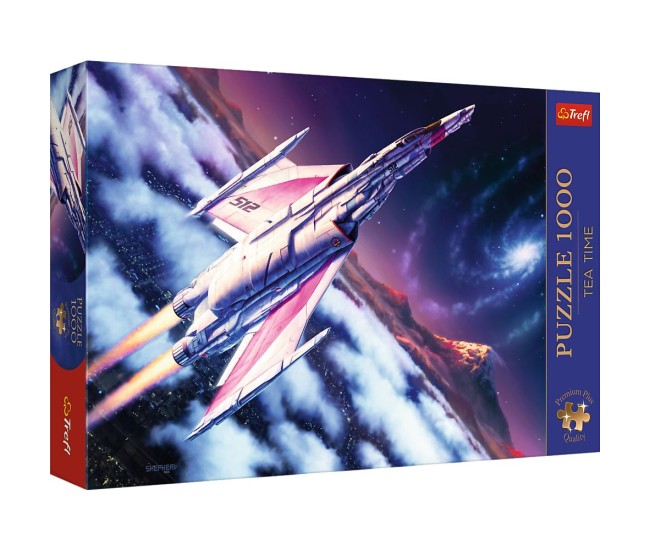 Puzzle trefl 1000 premium plus tea time zbor in spatiu Puzzle trefl 1000 premium plus tea time zbor in spatiu