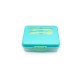 Cutie pranz bento 2 nivele cu tacamuri melii blue mint lime Cutie pranz bento 2 nivele cu tacamuri melii blue mint lime