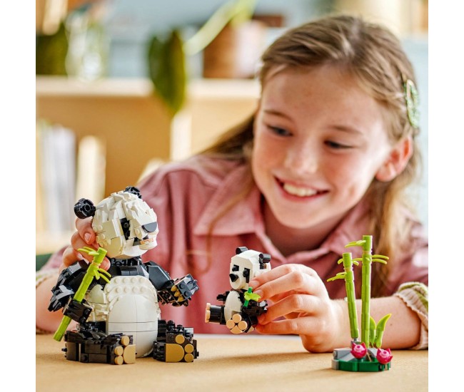 Lego creator animale salbatice: familia de ursi panda 31165 Lego creator animale salbatice: familia de ursi panda 31165