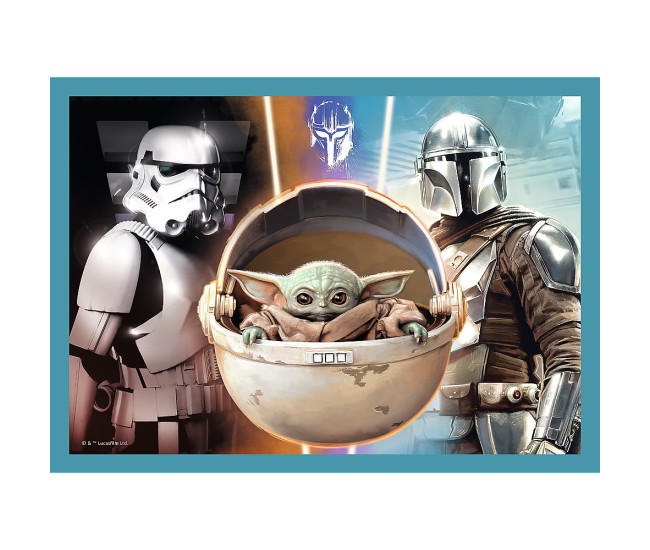 Puzzle 4in1 mandalorian si lumea lui
