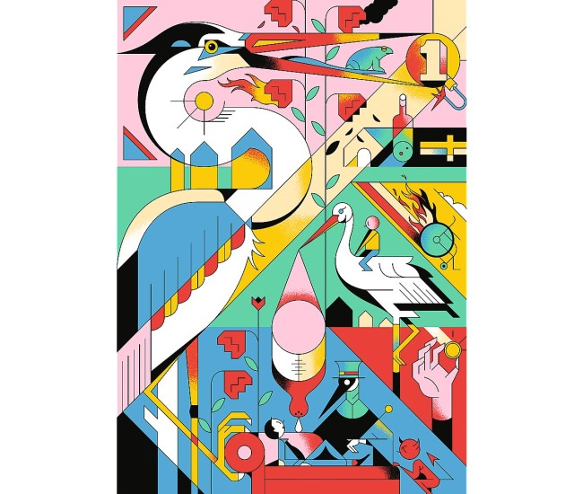 Puzzle trefl uft velvet 500 picturi abstracte Puzzle trefl uft velvet 500 picturi abstracte