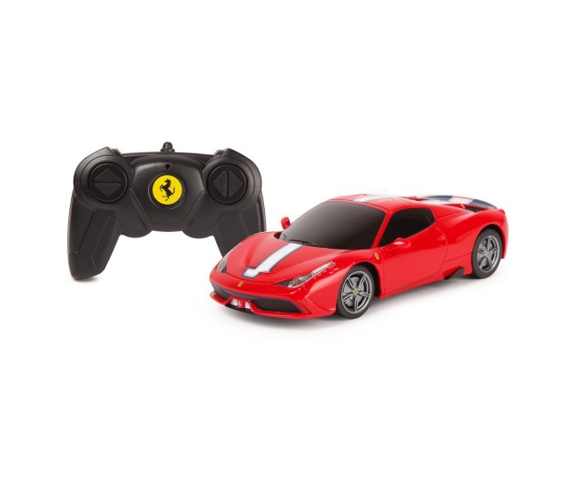 Masina cu telecomanda ferrari 458 speciale rosu cu scara 1 la 24 Masina cu telecomanda ferrari 458 speciale rosu cu scara 1 la 24