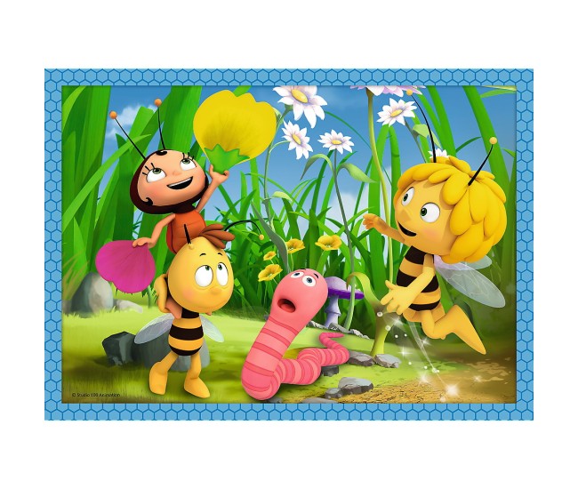 Puzzle trefl 4in1 aventurile albinutei maya Puzzle trefl 4in1 aventurile albinutei maya