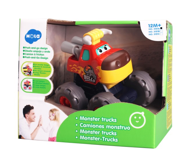Masinuta bebe monster truck taurasul cel furios Masinuta bebe monster truck taurasul cel furios