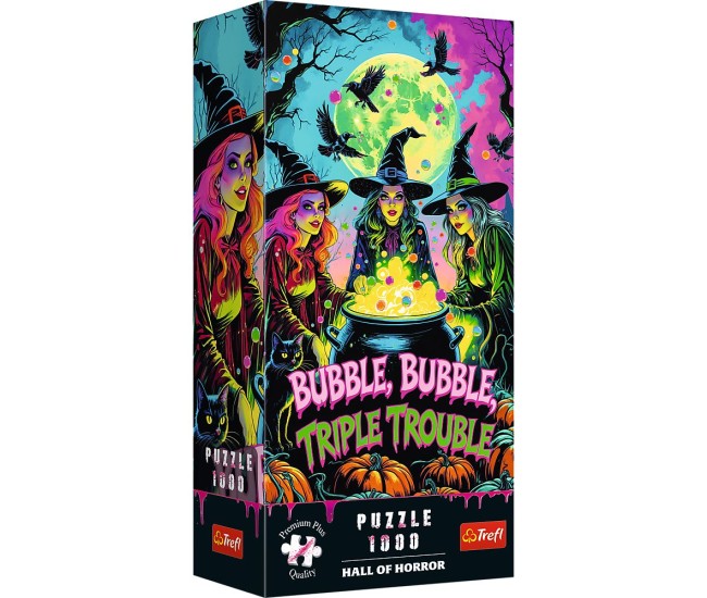 Puzzle trefl 1000 premium plus sala groazei vrajitoare Puzzle trefl 1000 premium plus sala groazei vrajitoare