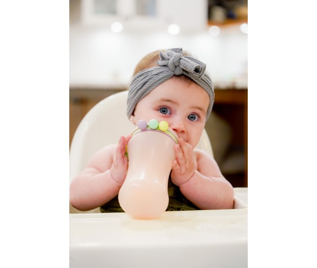 Cana cu pai abacus 340 ml, melii, roz Cana cu pai abacus 340 ml, melii, roz