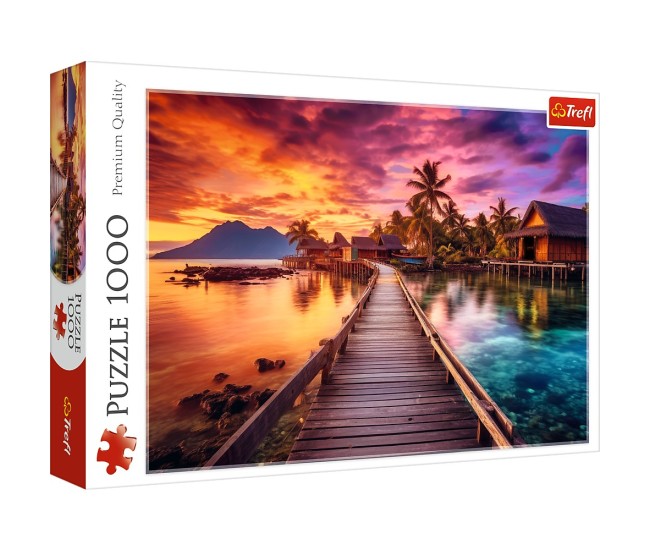 Puzzle trefl 1000 insula paradisului Puzzle trefl 1000 insula paradisului